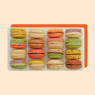 Coffret 16 Macarons