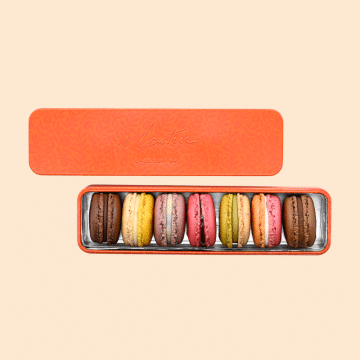 Coffret Plumier 7 macarons