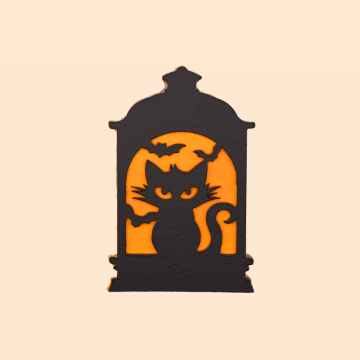 Les ombres d'Halloween : Le Chat